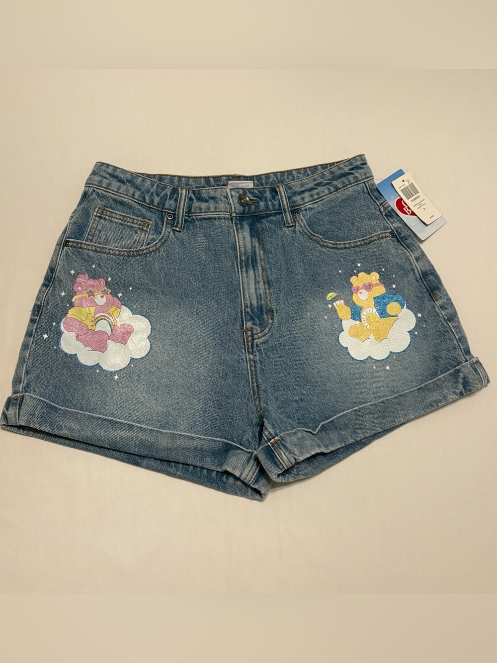 NWT Care Bears Denim Shorts | Size 9